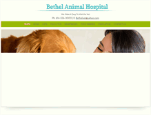 Tablet Screenshot of bethelanimalhosp.com